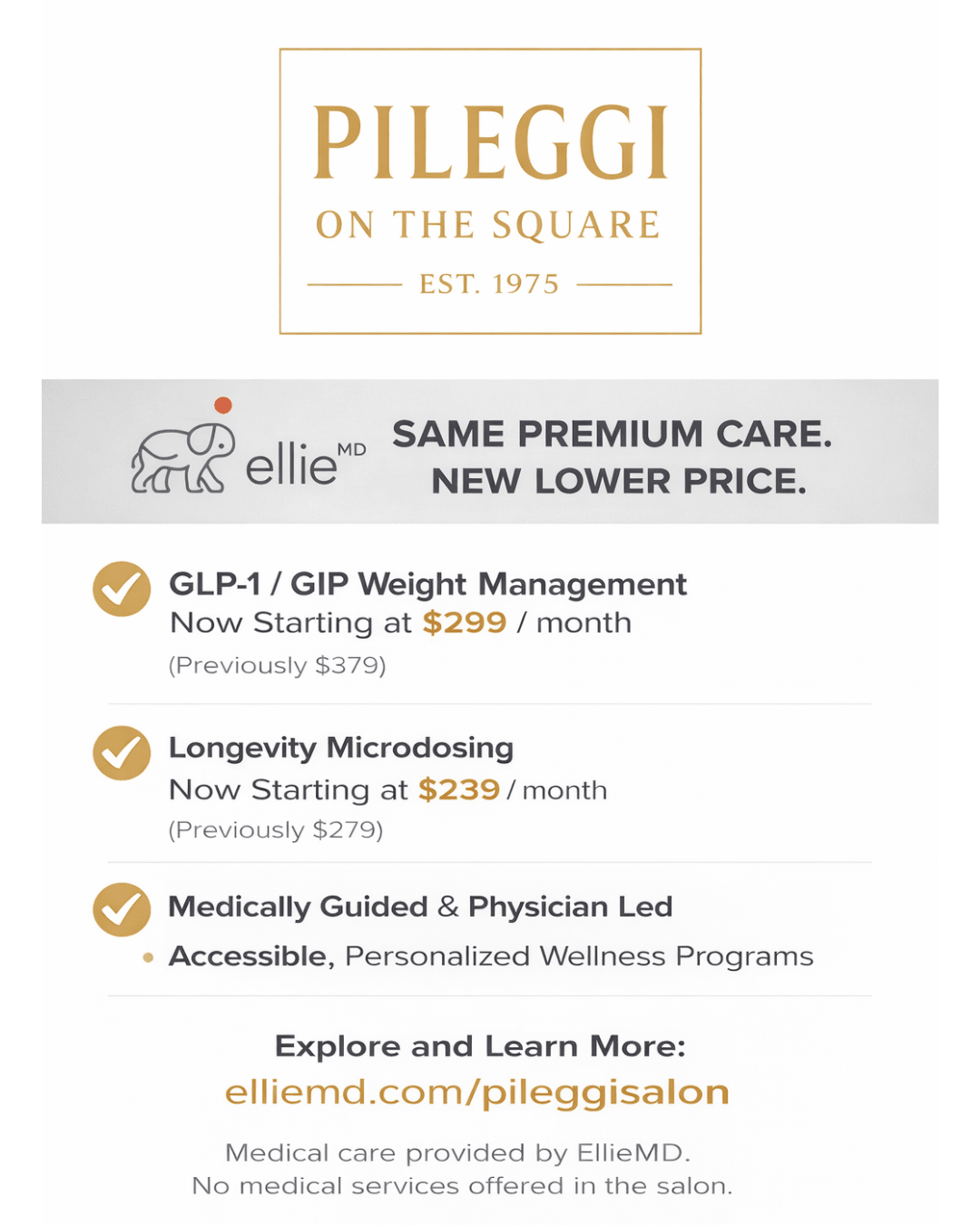 Inside-Out Wellness Pileggi: Embracing GLP-1 for Holistic Health - Pileggi on the Square Salon Powered by Gatto Salon Group