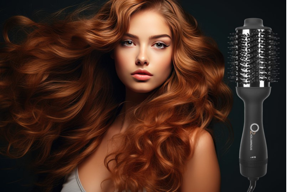 O2 Voluminous Blow Dryer Brush - 2 in 1 Styling Tool for Effortless Volume and Shine - Pileggi on the Square Salon