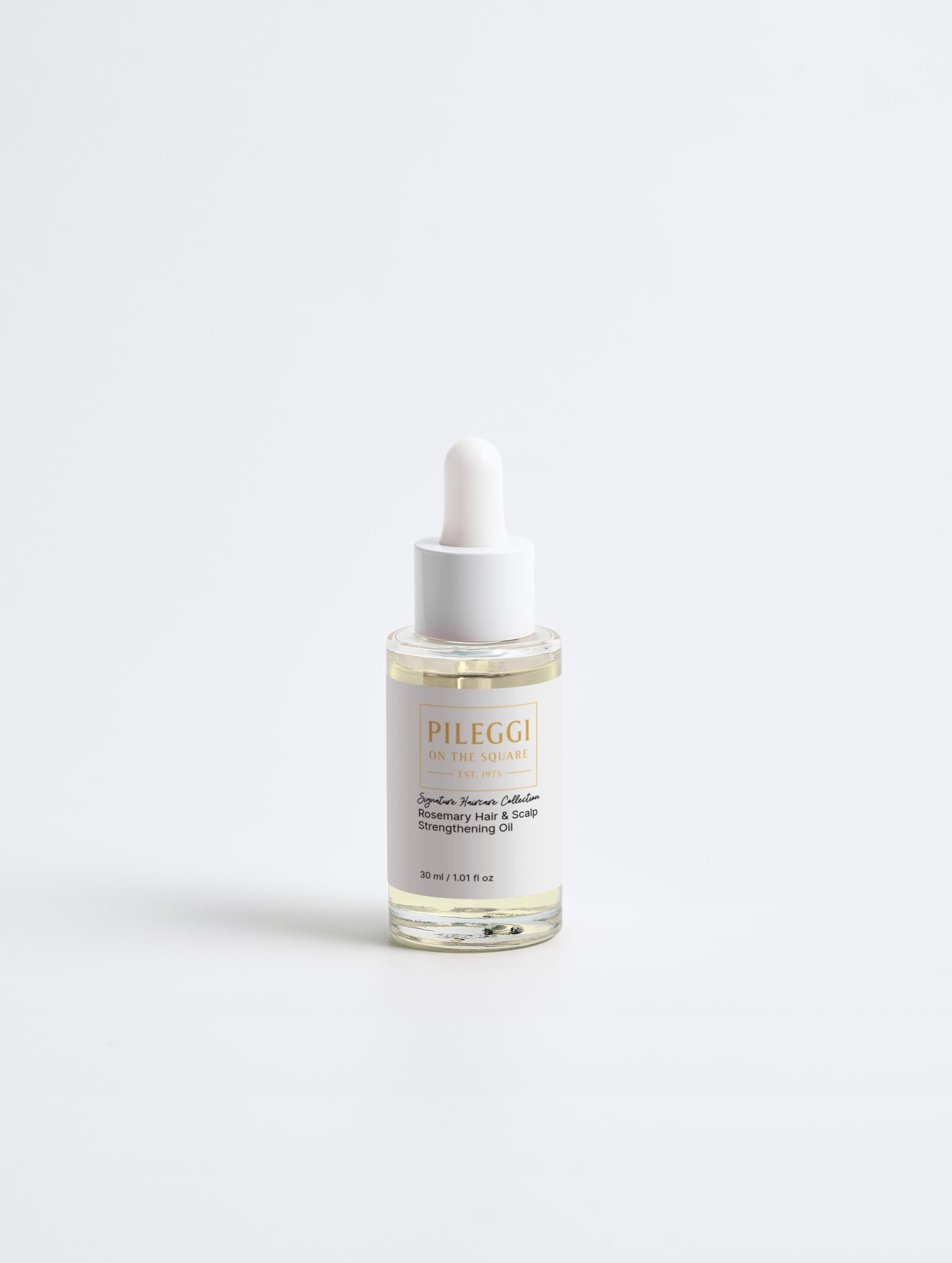 Rosemary Hair Strengthening Oil for Effective Scalp and Follicle Nourishment - Pileggi on the Square Salon