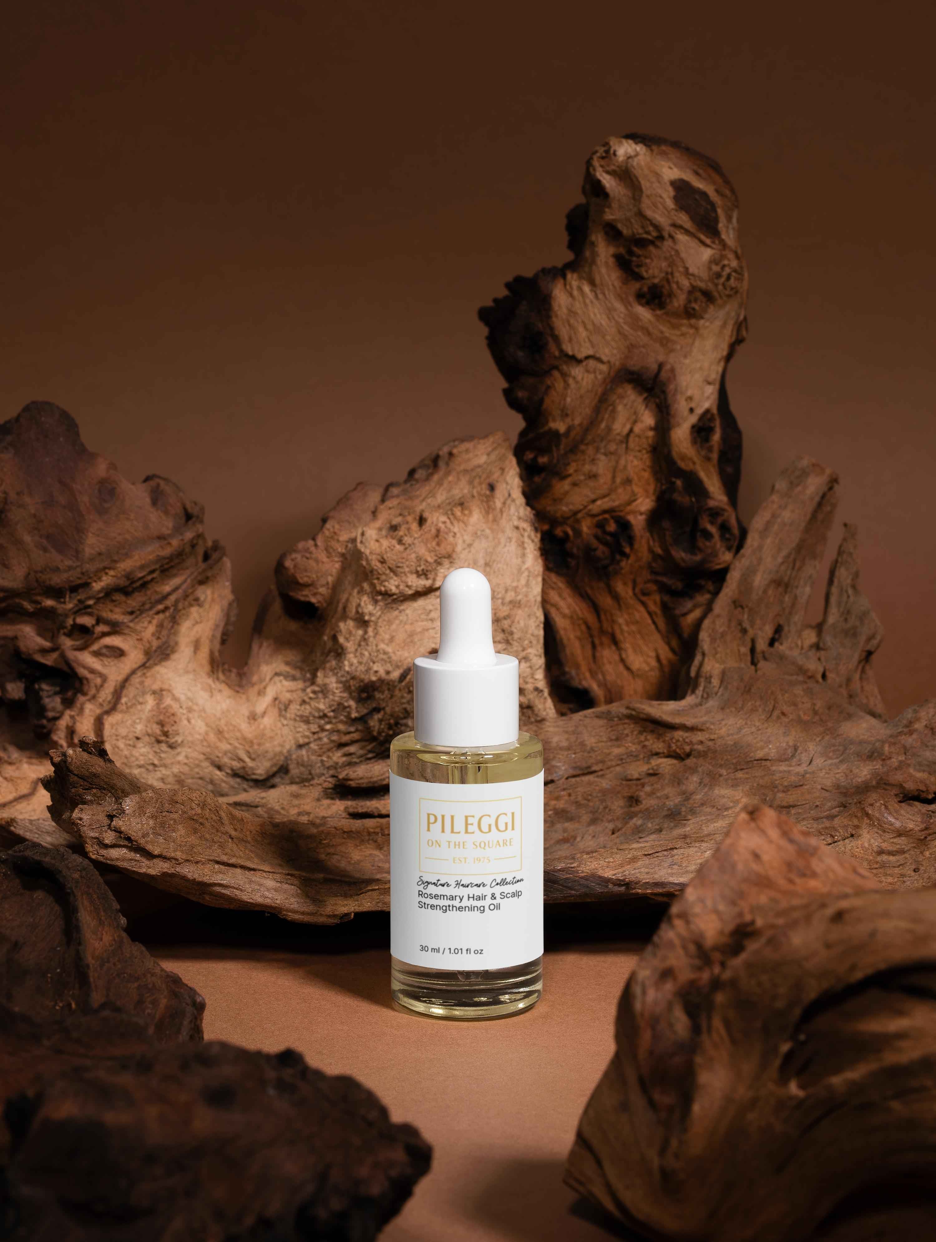 Rosemary Hair Strengthening Oil for Effective Scalp and Follicle Nourishment - Pileggi on the Square Salon