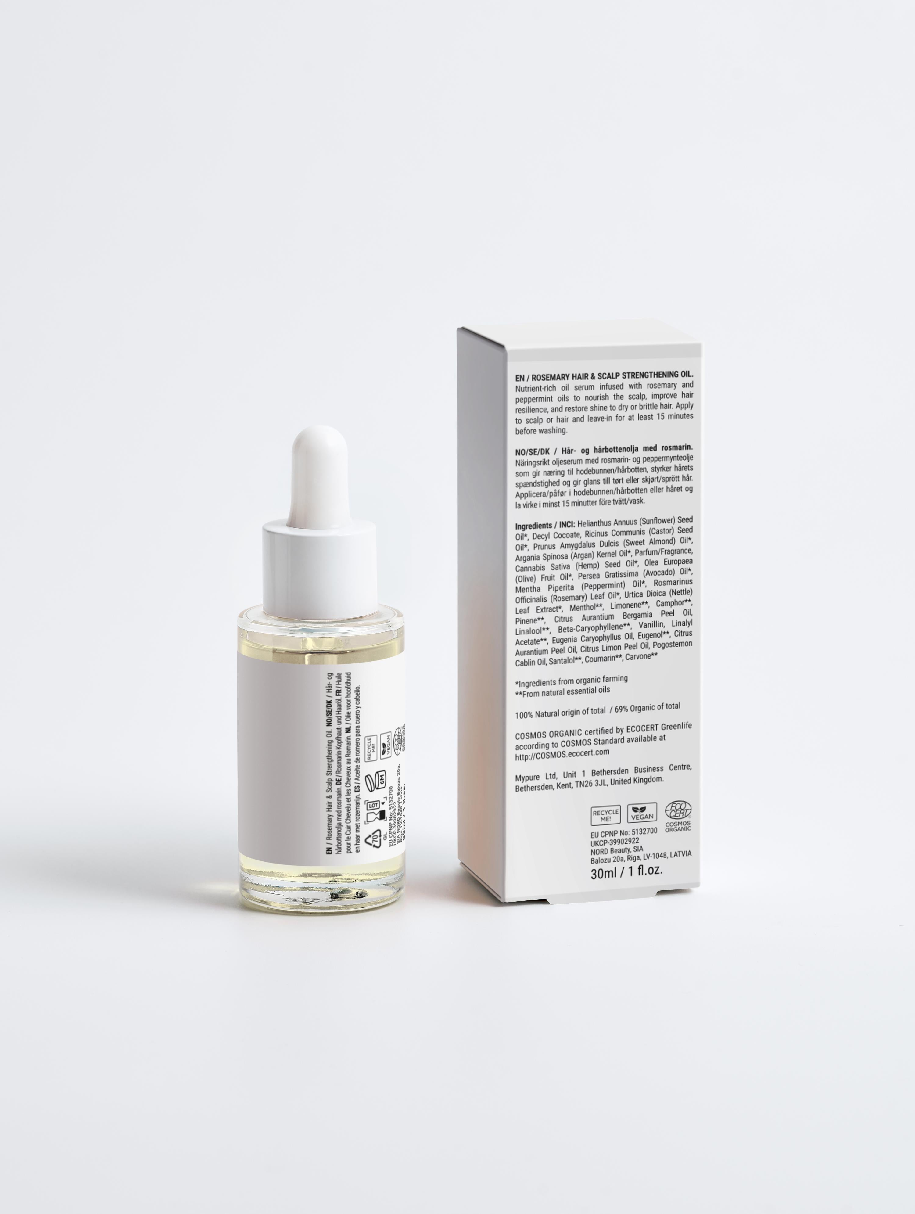 Rosemary Hair Strengthening Oil for Effective Scalp and Follicle Nourishment - Pileggi on the Square Salon