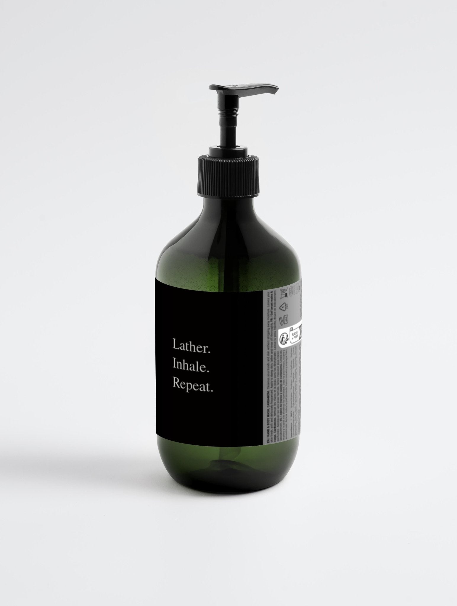 Hand & Body Wash with Ginger Smoky Cardamom Essence - Nourishing Ginger Smoky Cardamom Wash - Pileggi on the Square Salon