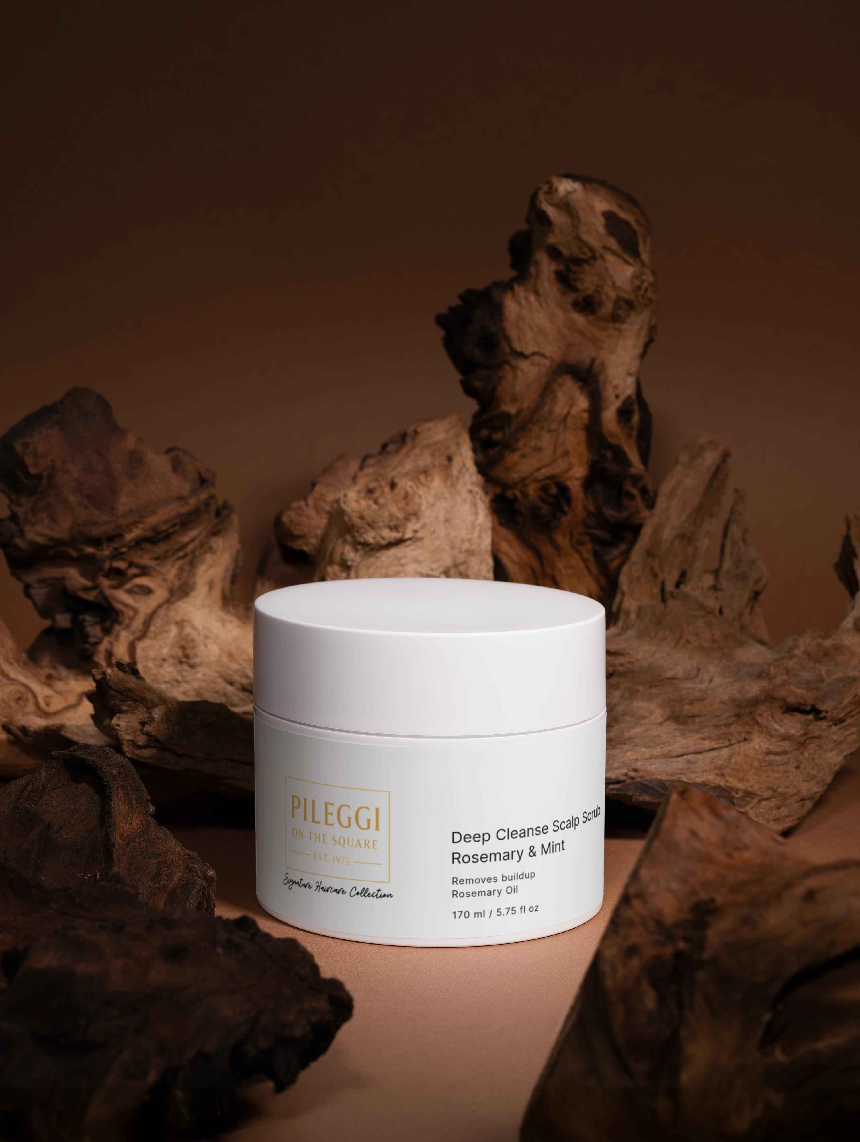 Deep Cleanse Scalp Scrub Rosemary Mint for Refreshing Hair Care - Pileggi on the Square Salon